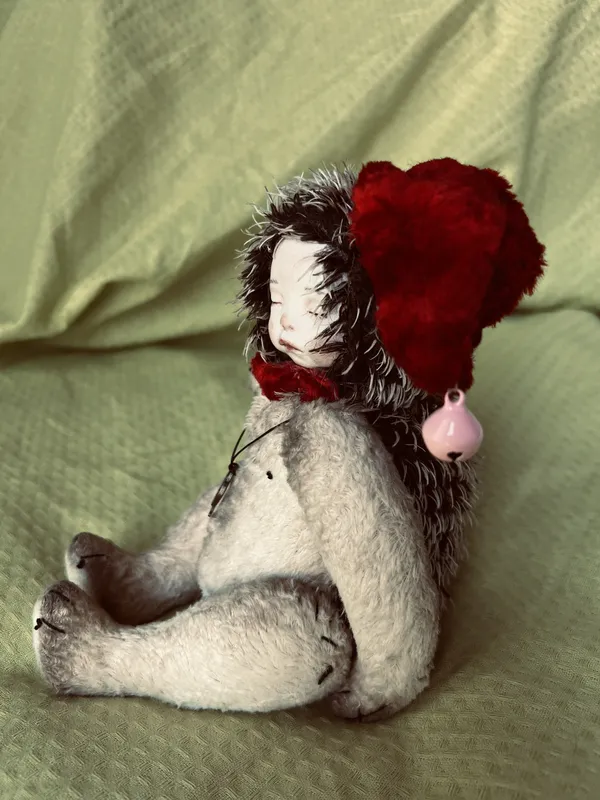 Collectible handmade teddy Hedgehogs by julia perchits