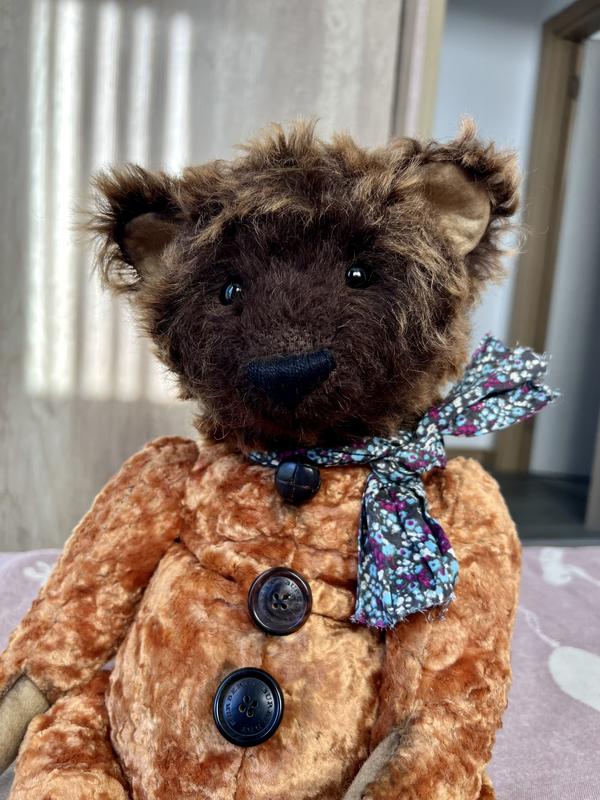 Collectible handmade teddy Bears Bear in pajamas by julia perchits