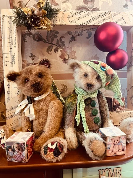 handmade teddy brothers bears by julia perchits